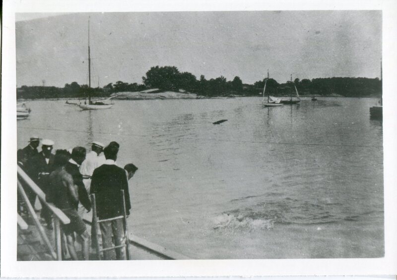 Harbor from Sachem's Head Yacht Club c. 1910