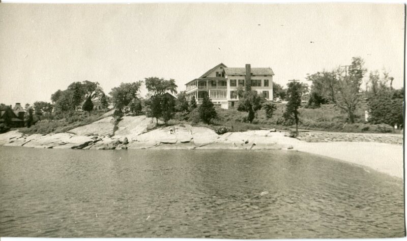 Sachem's Head Hotel, a view from the beach