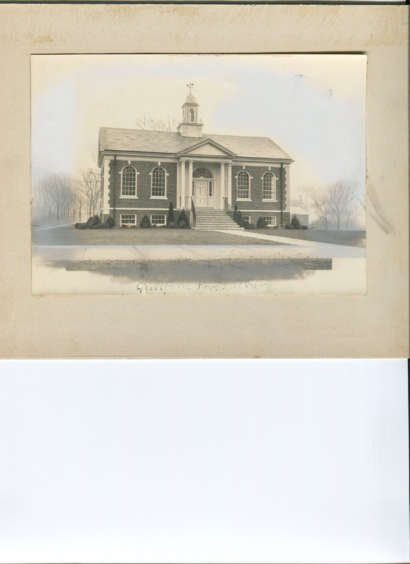 Guilford Free Library, 1934