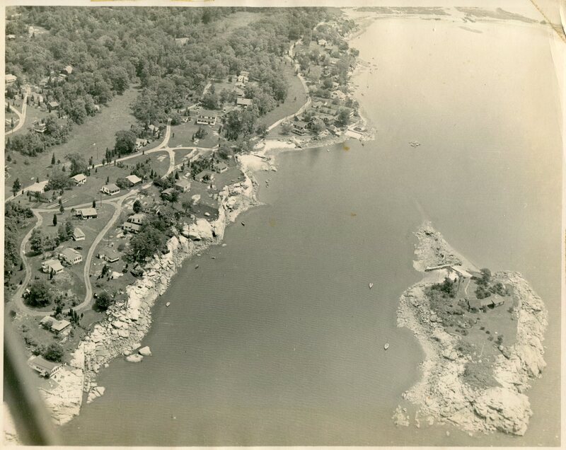 Aerial photo of Leete's Island