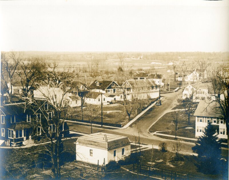 Union Street with State Street in foreground, circa 1930-1945
