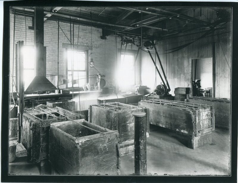 Plating Room at I.S. Spencer's Sons