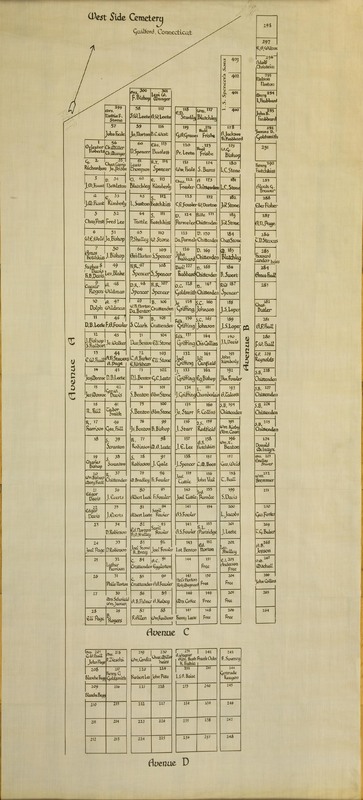 Map of Westside Cemetery
