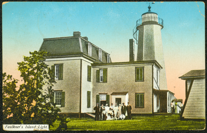 Faulkner's Island Lighthouse Postcard