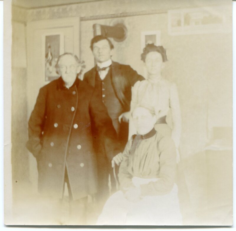 Charles and Edith Hubbard and her parents