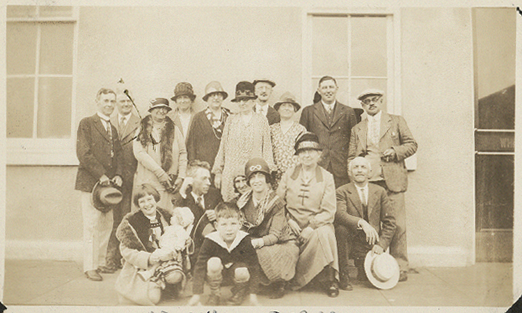 Guilford people visiting Orlando, Florida. 1929