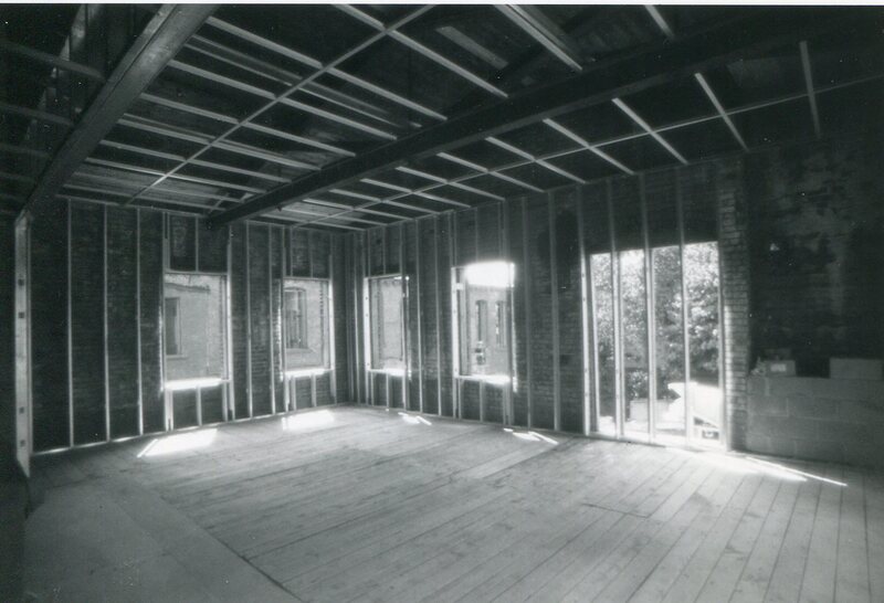Framed Interior of Foundry Building