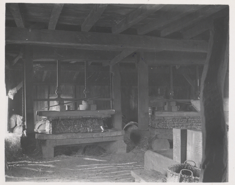 Interior of Harvey Leete's Blacksmith Shop
