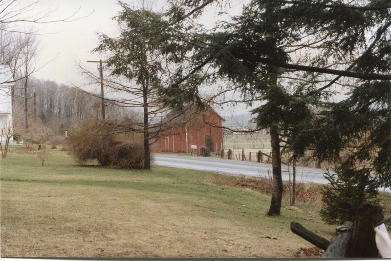 Barn across from 3250 Durham Road, 1989