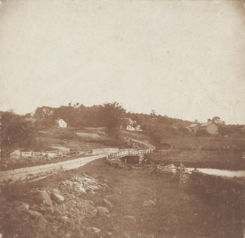 Howlett's Bridge over the East River on Clapboard Hill, 1885.