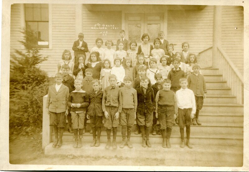 Boston Street School, 5th grade class, 1921