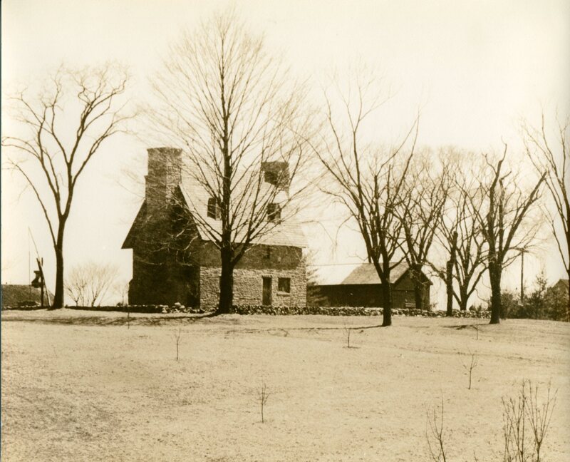 Old Stone House with Barn, Whitfield Street, circa 1930-1945