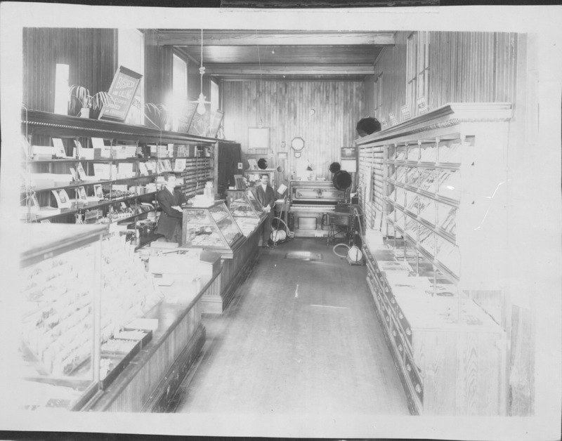 Interior of Dudley & Beckwith Store, ca 1930