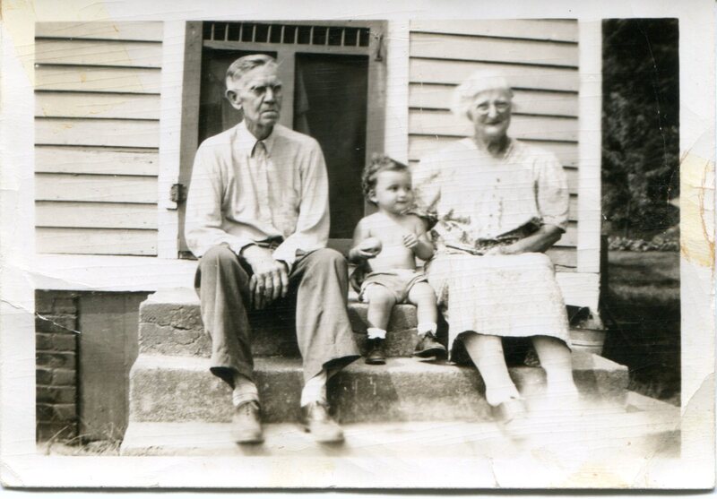 Frank and Amelia Bishop with grandson Edward Lewis Bishop