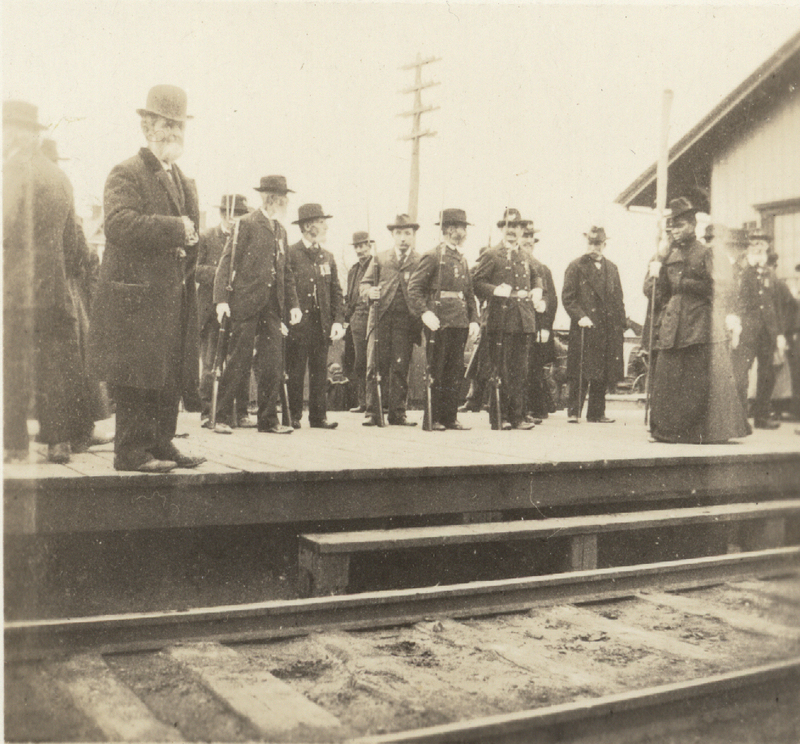 Battery at Railroad Station