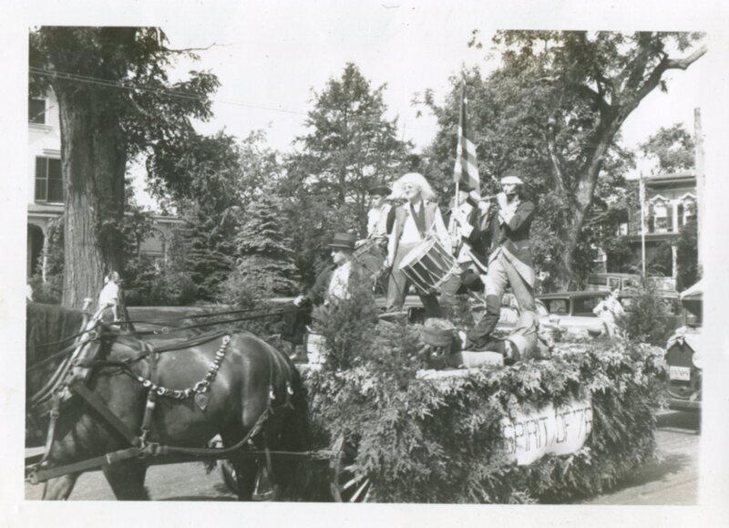 Spirit of '76 Float in Guilford's Tercentenary Parade, 1939