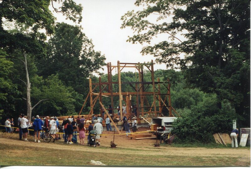 Dudley Farm--Munger barn raising