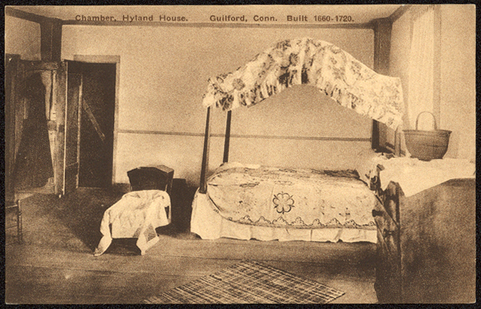 Hyland House Chamber, postcard
