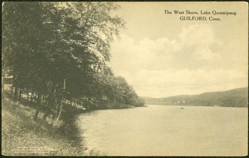 West Shore of Lake Quonnipaug Postcard
