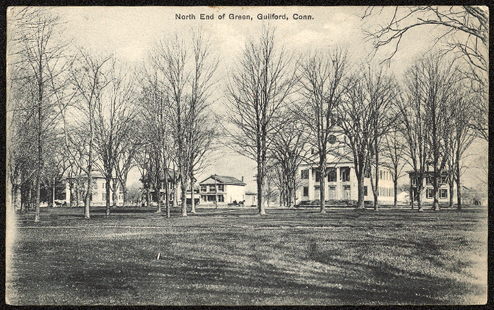 North End of Guilford Green Postcard