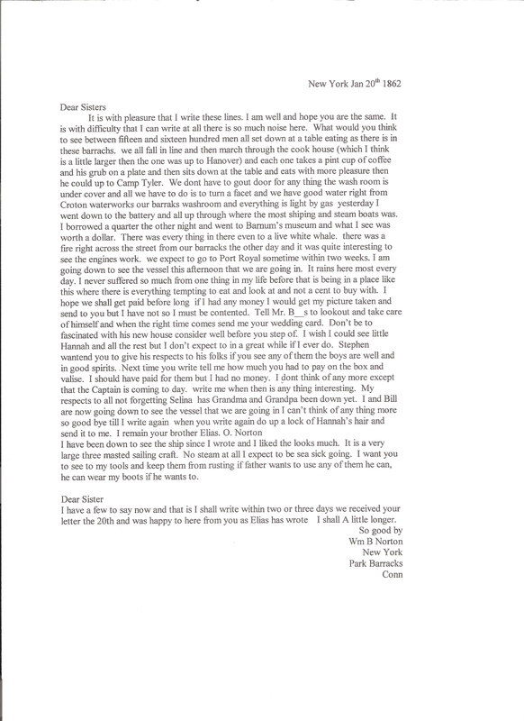 NORTON Elias and William letter 1862 Jan 20 typed.jpg
