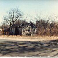 Boston Post Road, south side, near intersection with Goose Lane