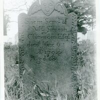 Tombstone of Shem, Chittenden servant.jpg